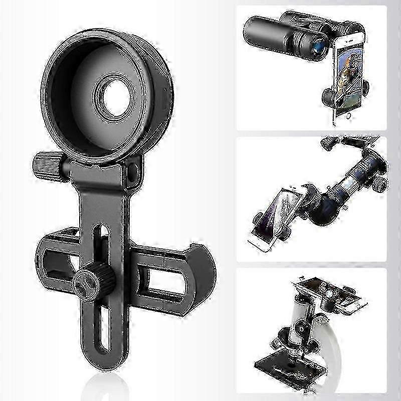 Universal Cell Phone Adapter Bracket Clip Mount Soft Rubber Material For Binocular Monocular Spotting Scope