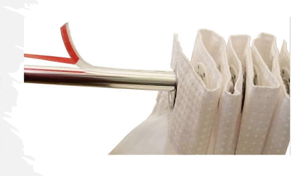 Curtain and Drapery Ring Slide-Solves Shower and Drapery