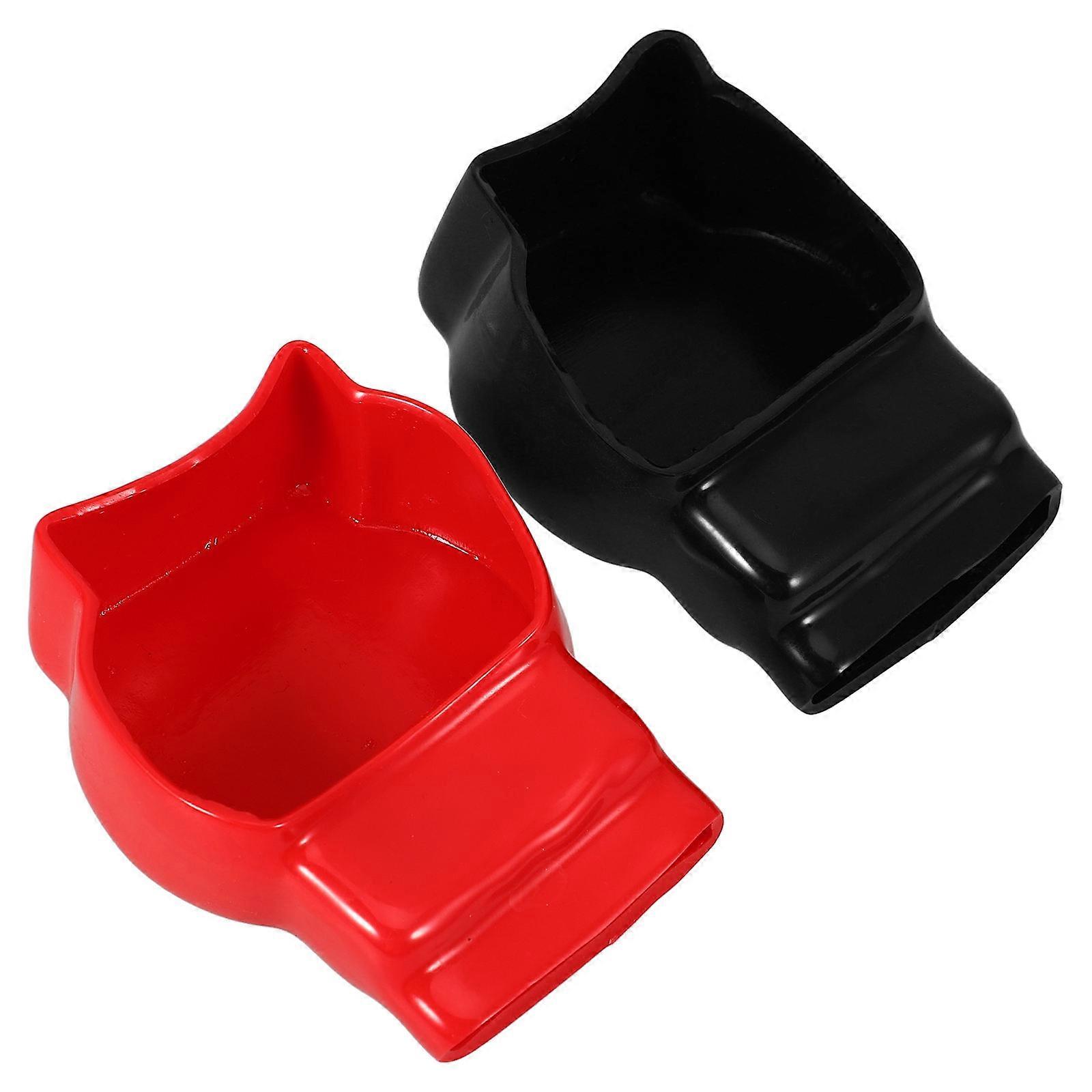 Car Battery Post Cover for Protection Use 2Pcs Battery Terminal Protector Shim