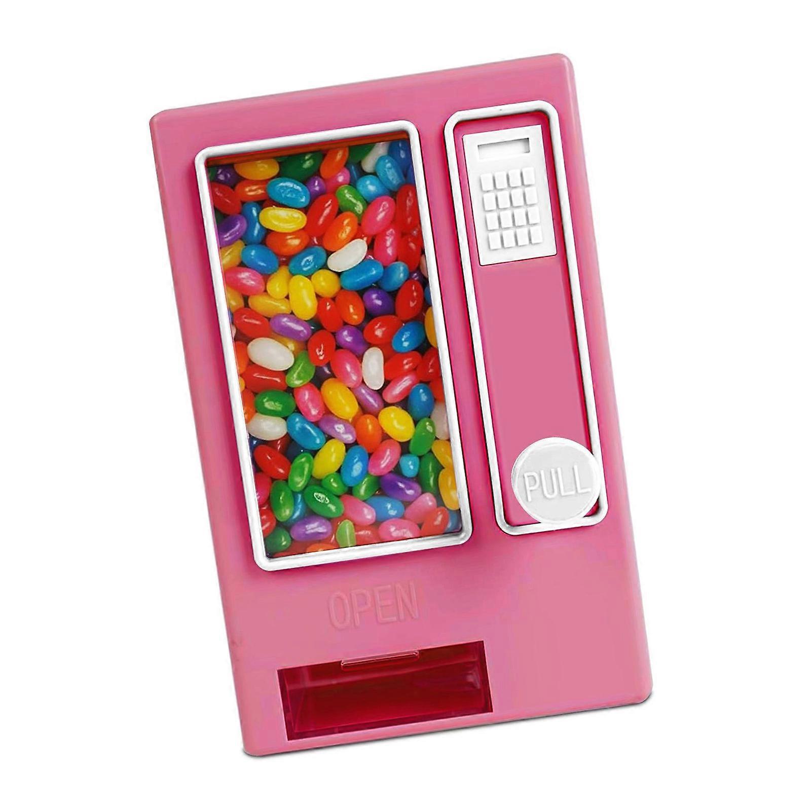 Children Sweet Dispenser Candy Storage Container Vending Machine Toy With Pulling Design For Home Playroom Accessories Multicolor