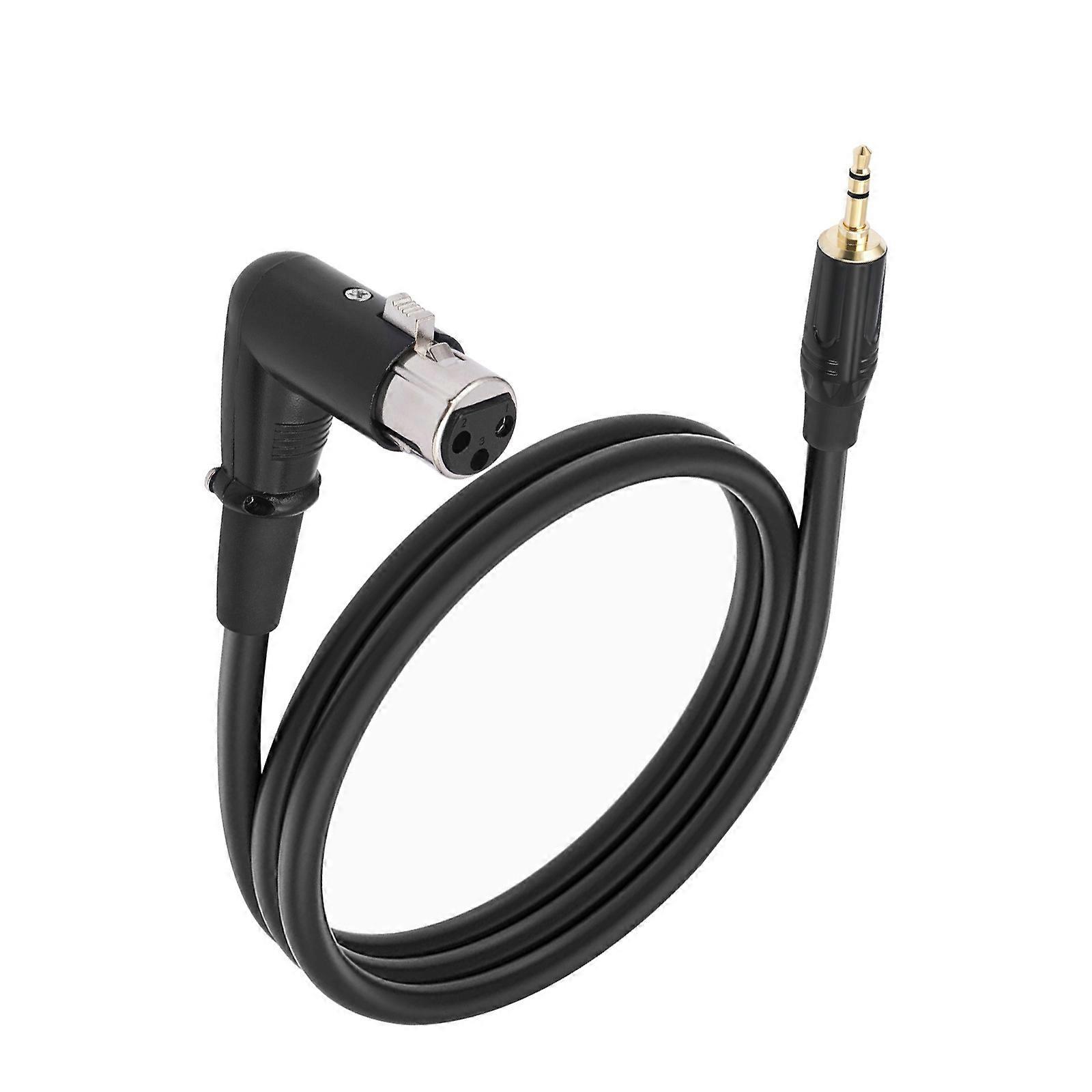 Travel 3.5mm TRS to 3Pin Microphone Cable for Space Saving Connection in Tight Studio Environment 30cm to 3.0m Multicolor
