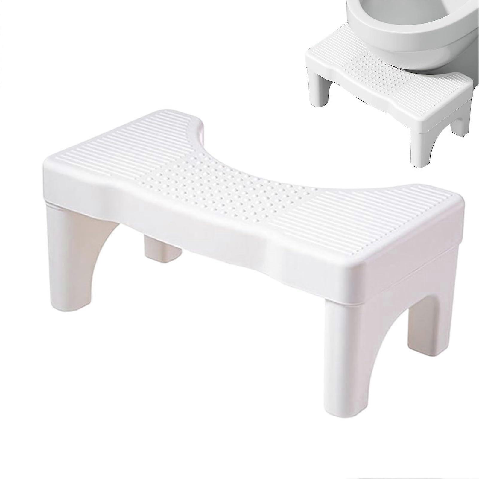 Toilet Stool For Better Intestinal Emptying, Ergonomic Stool For Adults, NonSlip Step Attachment, Toilet Training Aid