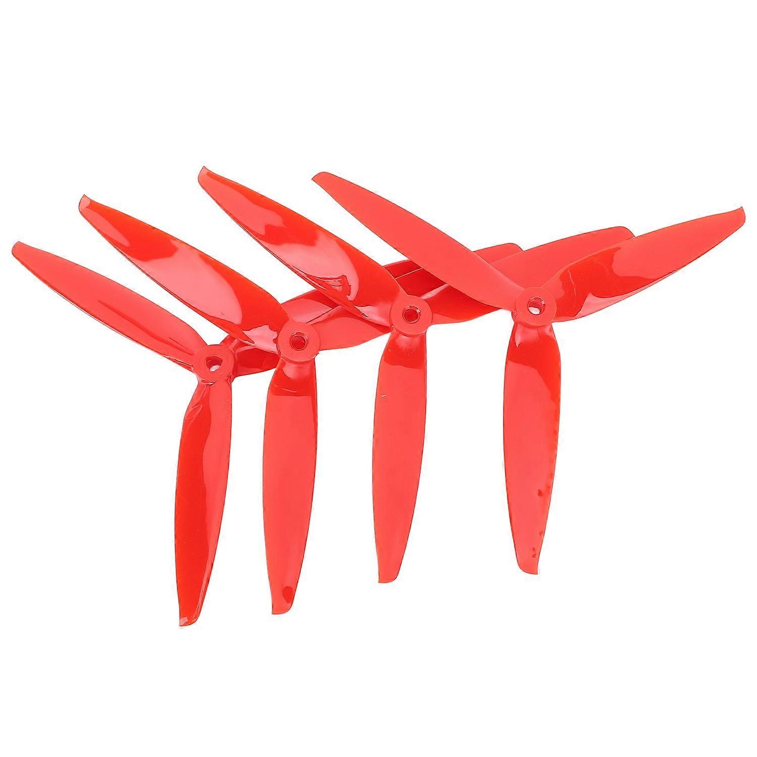 4PCS Tri Blade Propellers Polycarbonate 7040 FPV Propeller with 3 Blades for 7 Inch 8 Inch FPV RC Dr