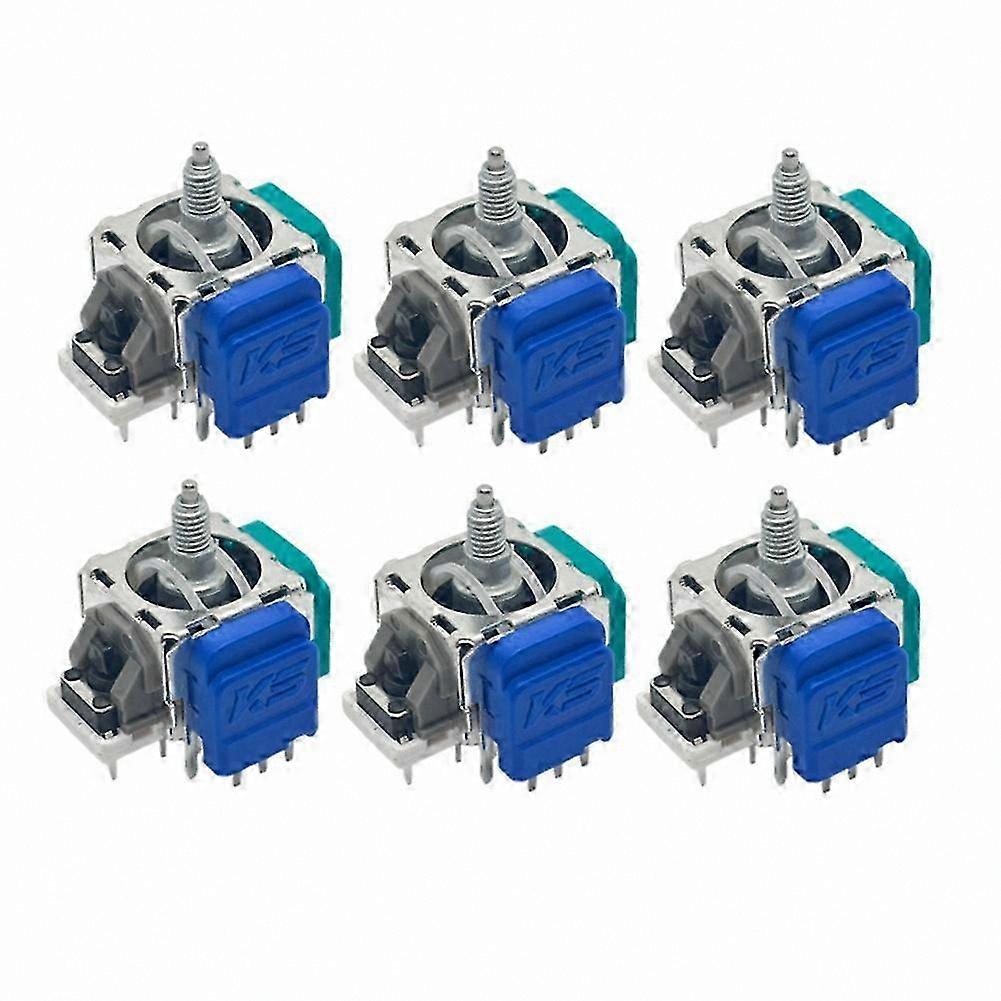 6PCS 3D Analog Thumbstick Joystick for Gamepad Upgrade Electromagnetic Controller