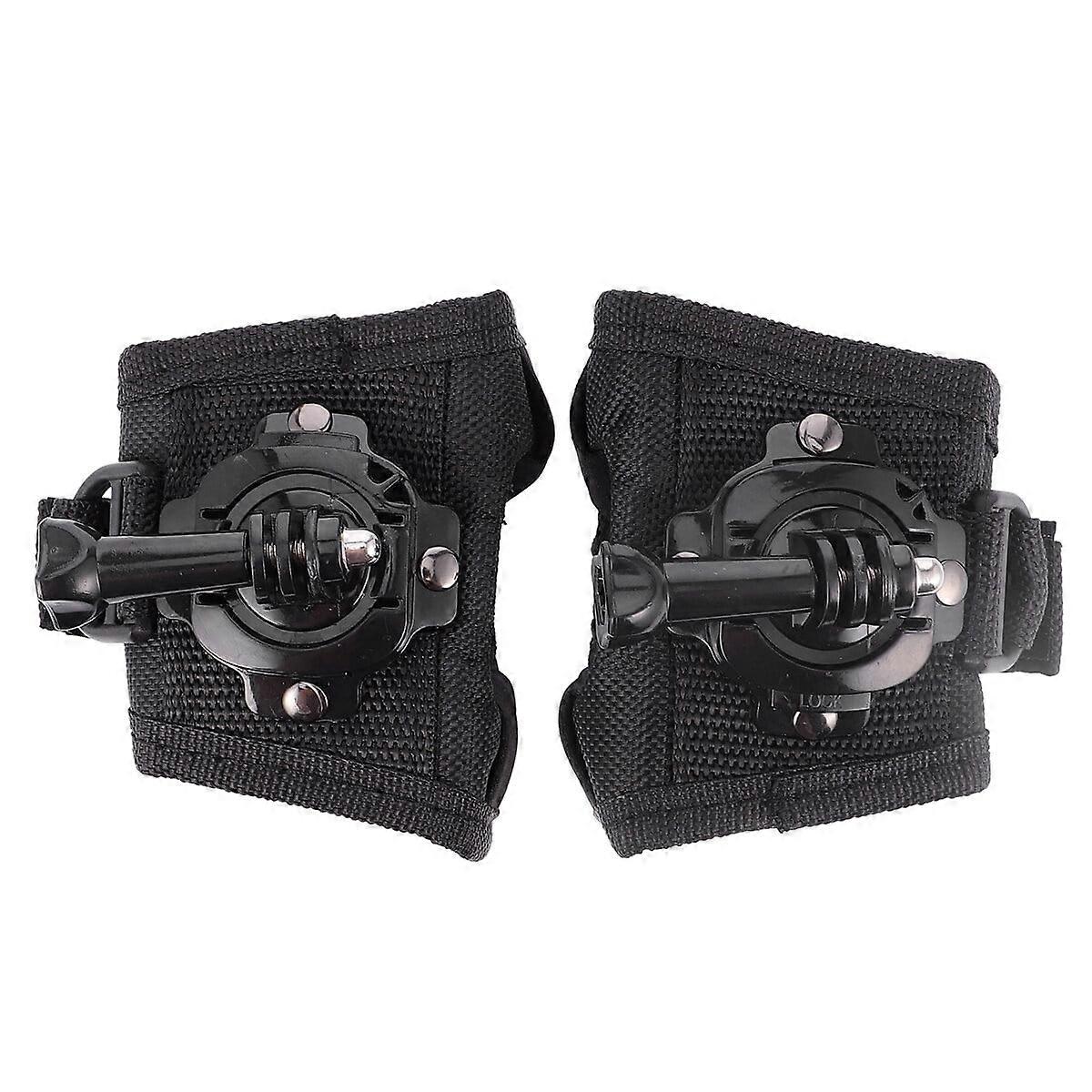 2pcs 360 Degree Rotation Wrist Strap Mount Compatible with Gopro Black