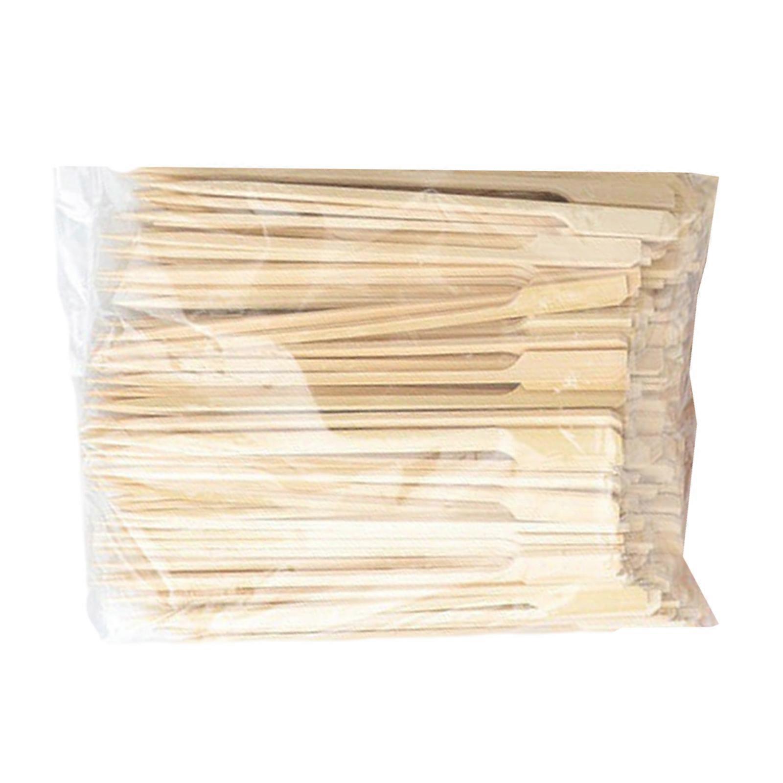 100Pieces Multifuntion Skewers Fruit Toothpicks Wood Skewers Fruit Pick Wood Fruit Skewers Suitable for Appetizers Fruit Multicolor