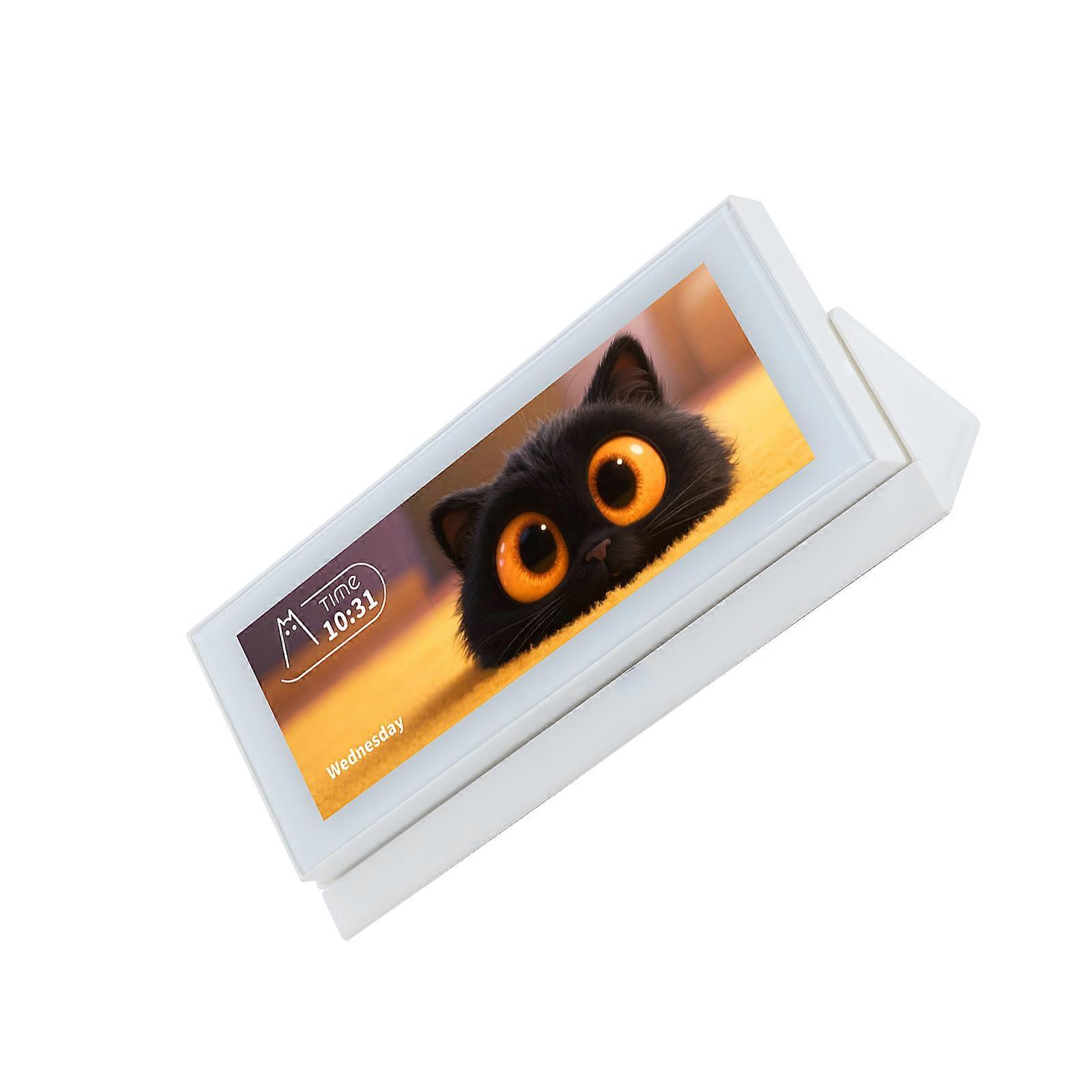 4.6inch Secondary Screen USB Computer Monitoring CPU GPU Display Intelligent Screen External Monitor Accessories  White