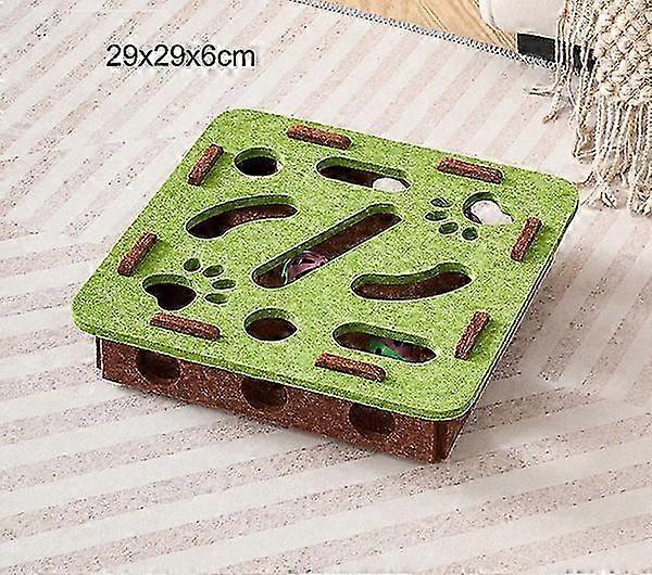 Cats Felt Maze Box Interactive Pet Training Game