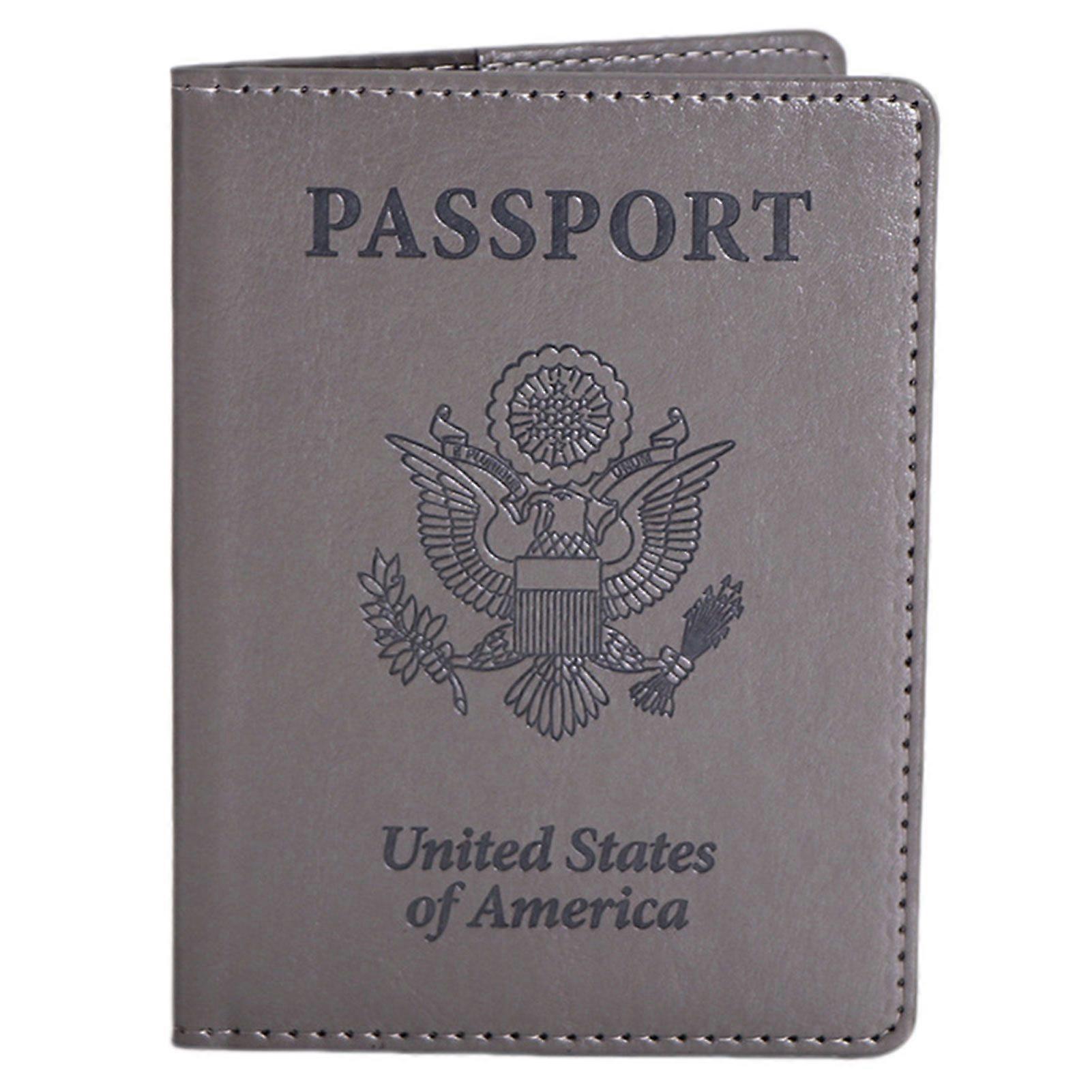 RFID Blocking Passport Wallet Multi-Functional Travel Document Organizer with Card Slots Water-Resistant for Global Travel