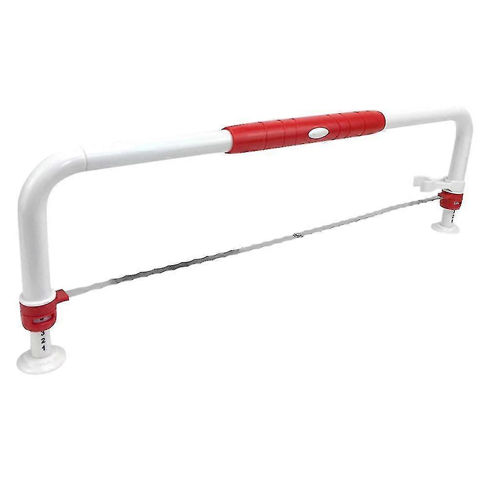 Adjustable Wire Cake Leveler & Foldable Cutter for DIY Bread and Pizza