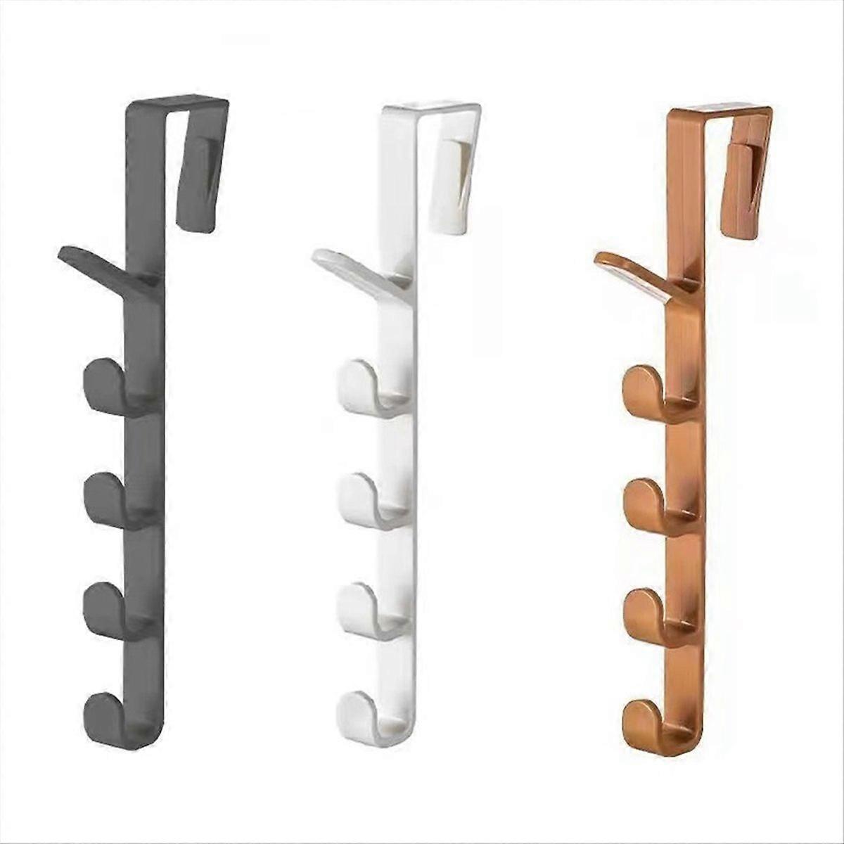 24PCS Multifunctional Fivesegment Hook Portable Coat Hat Hook