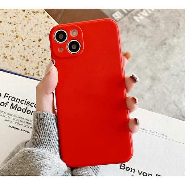 Silicone case for compatible with iPhone Red one size