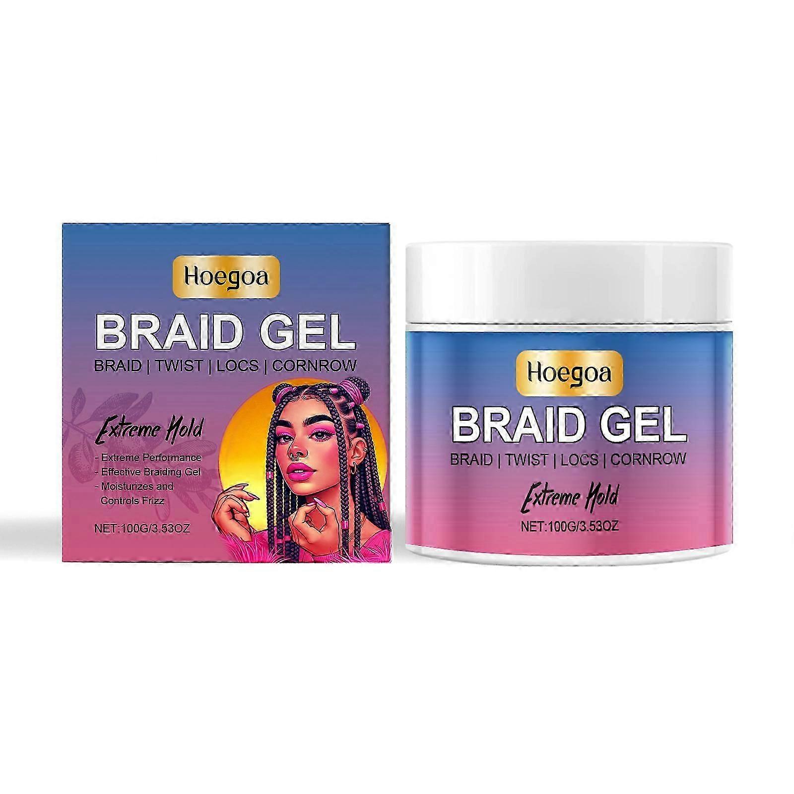 hair braiding gel contains acrylic (ester) copolymers, triethanolamine