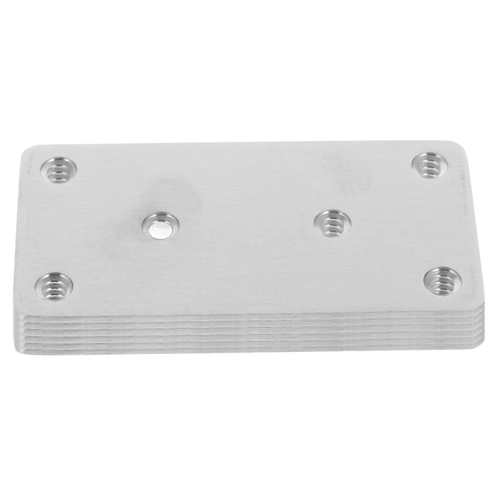 Metal Mending Plate Flat Brackets for Furniture Fixing 6Pcs Included