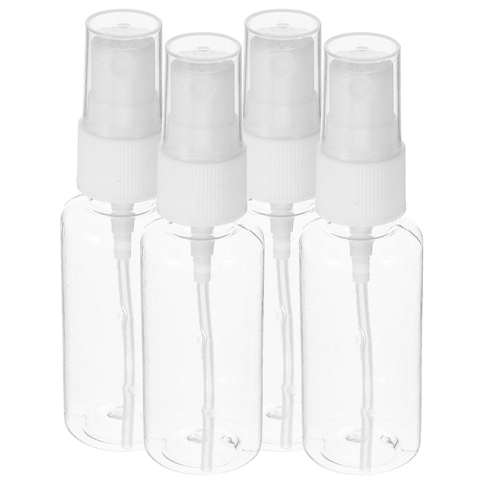 Perfume Storage Bottles Refillable Spray Bottles for Storage 4Pcs Transparent Design