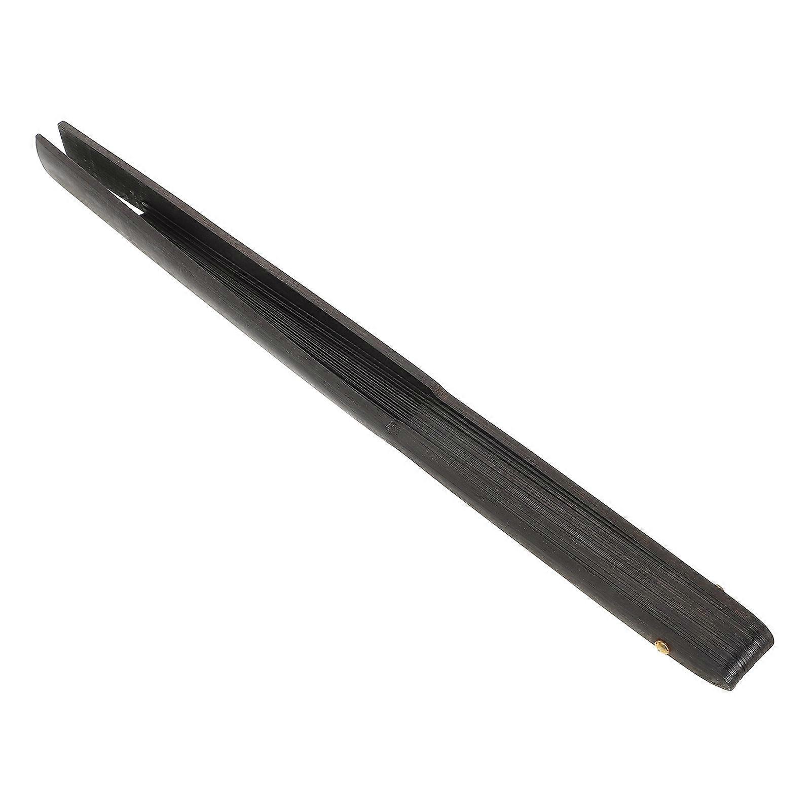 DIY Bamboo Folding Fan Frame for Craft Making Black Material