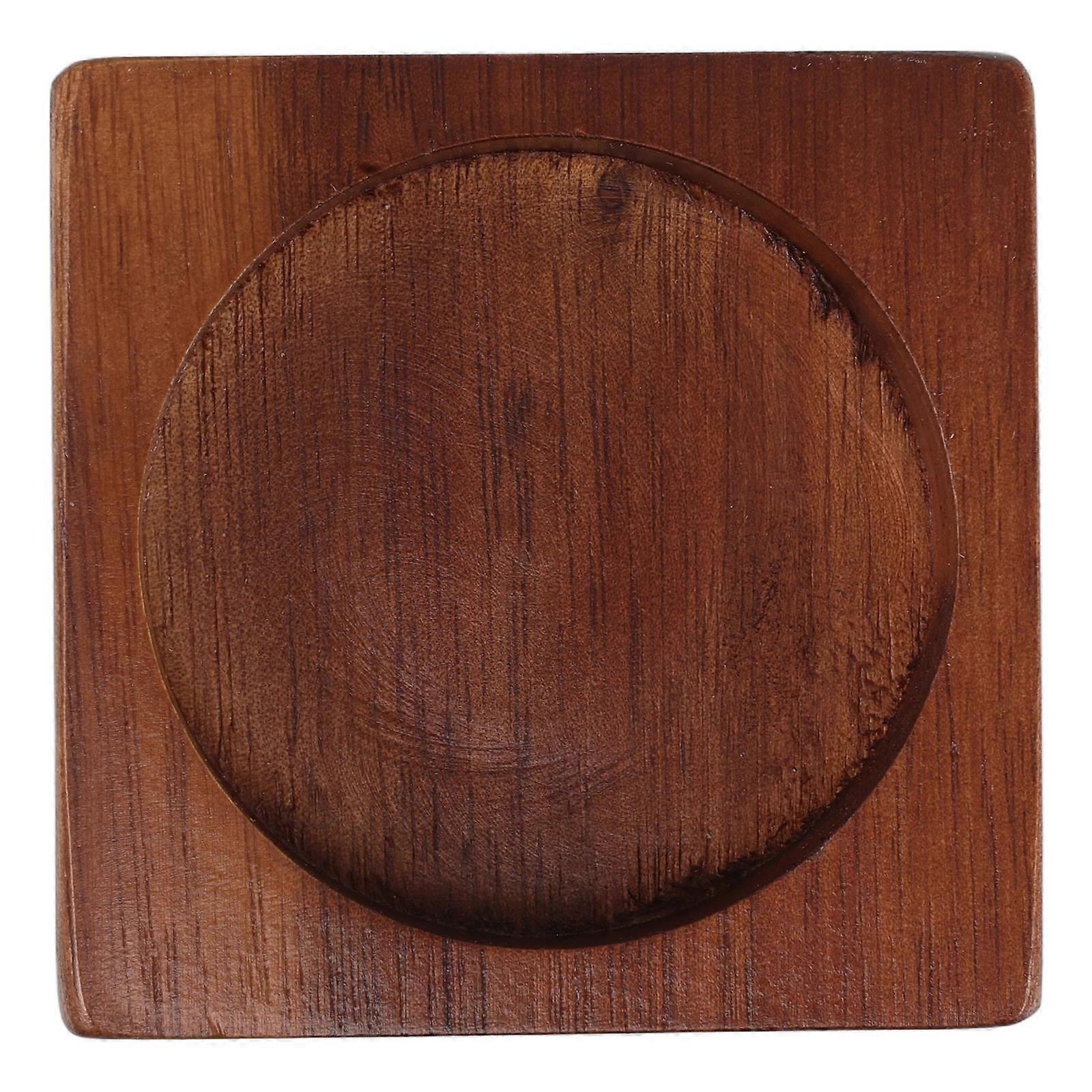 Coffee Wood Pepper Grinder Tray for Kitchen Storage and Organization