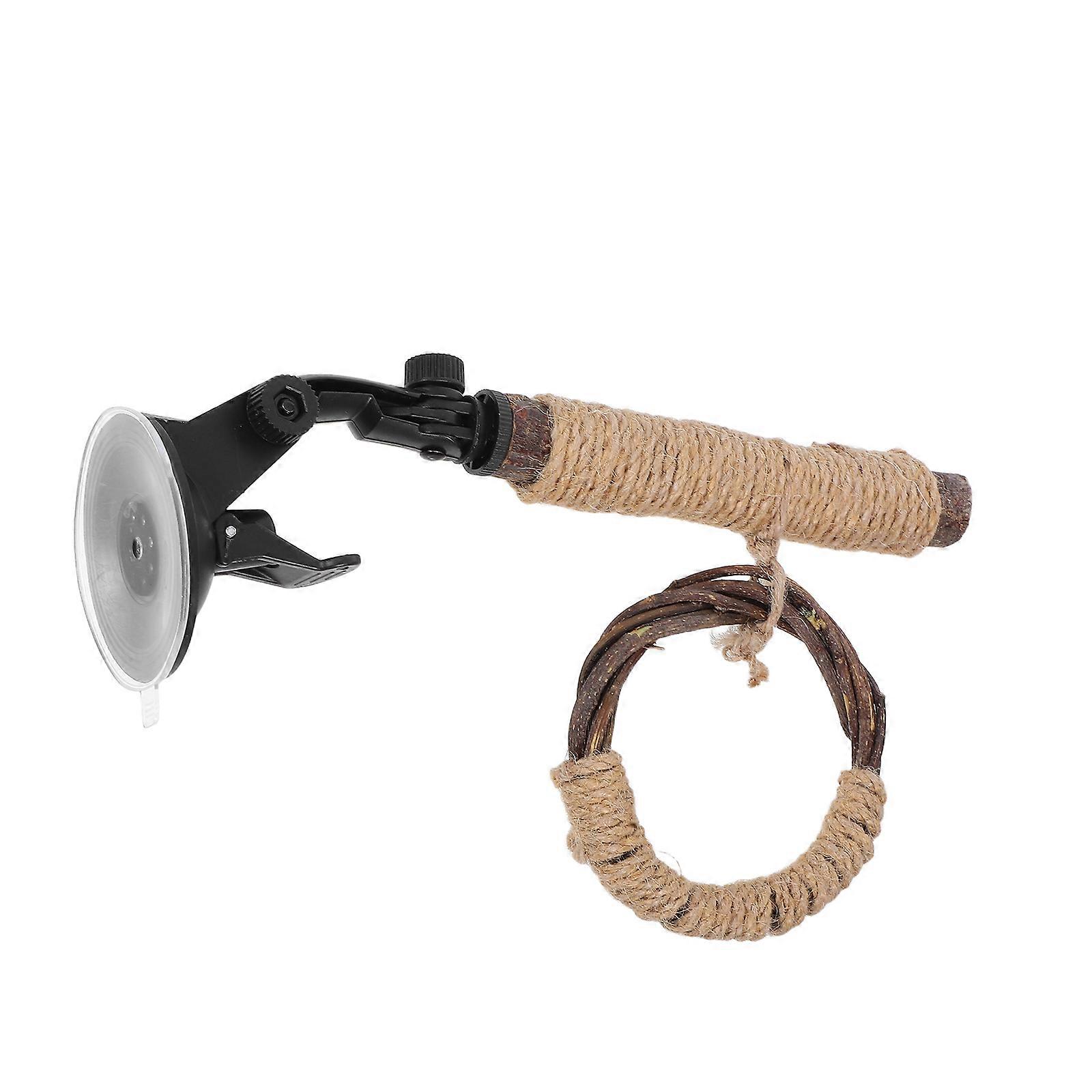 Absorption Suction Cup Bird Perch Stand for Parrots Training