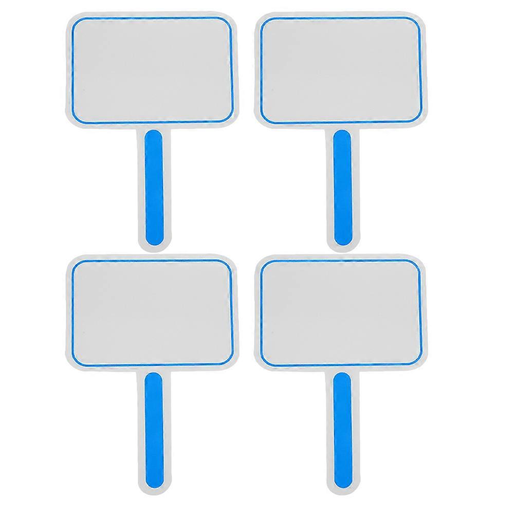 Classroom Whiteboard Handheld Dry Erase Paddle for Judging 4Pcs