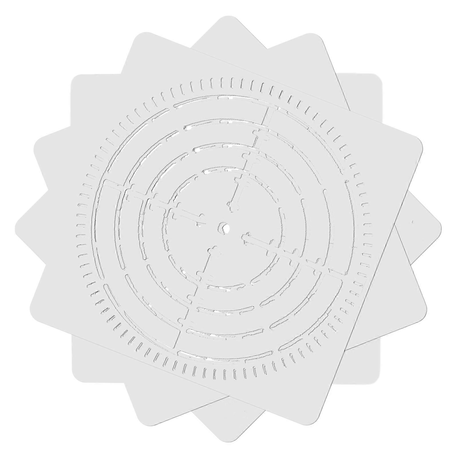 4Pcs Decorative Mandala Dot Stencils for Painting Use DIY Templates