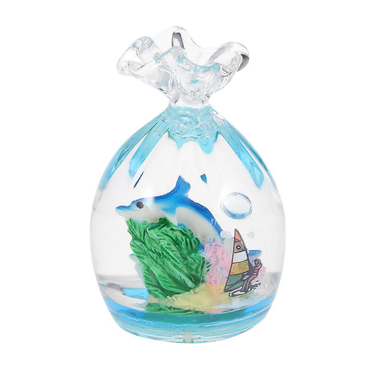 Liquid Hourglass 2Pcs Pen Holder Decorative Bubble Timer Gift