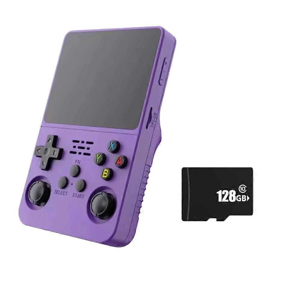 R36S Handheld Game Console 3.5Inch IPS Screen 128GB Video Game Console Dual 3D Joystick 3200mah Battery