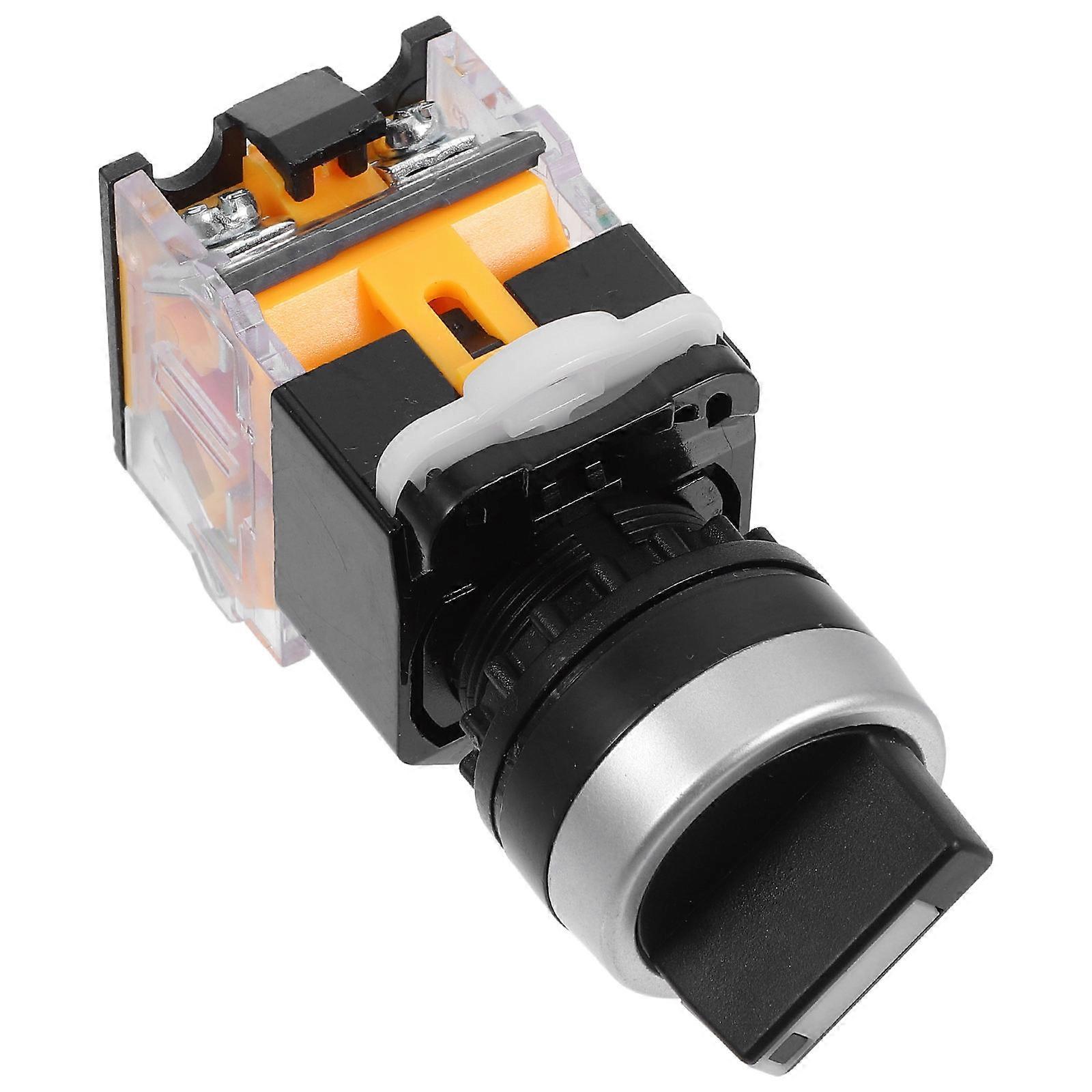 Electrical Equipment Selector Switch with Self Locking and 2 Positions