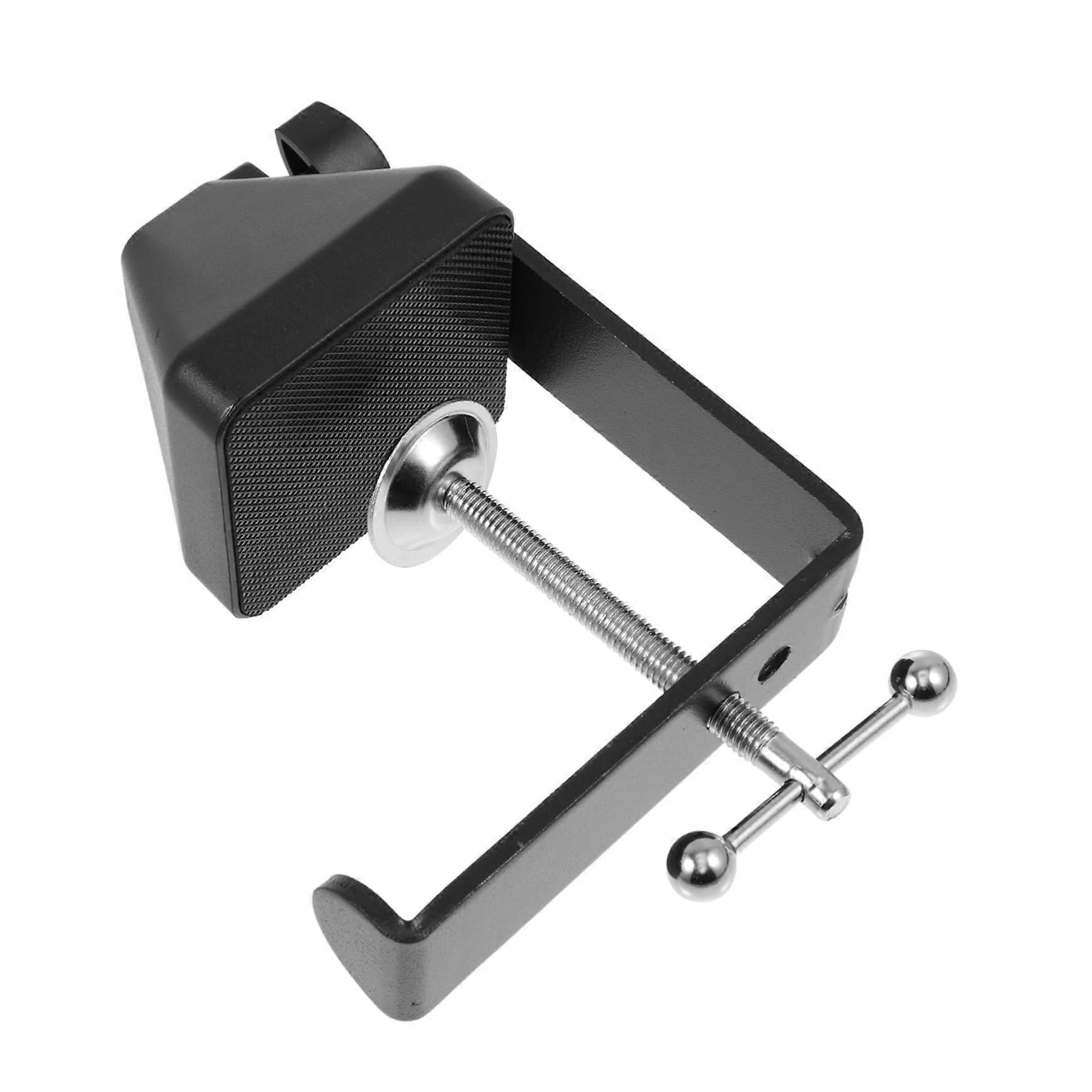 1Pc Multi Function Microphone Mount Clamp Sturdy Table Clip Holder Black For Microphone Stands Home Studio Events