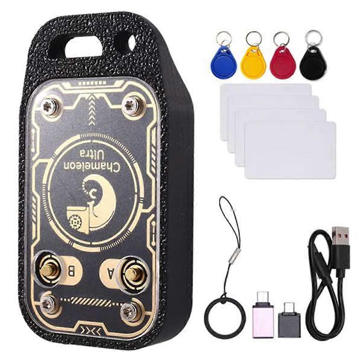 Chameleon Ultra Plus RFID Smart Card Emulator Reader+4XUID Keychain/CUID Card IC ID Card Decode Res