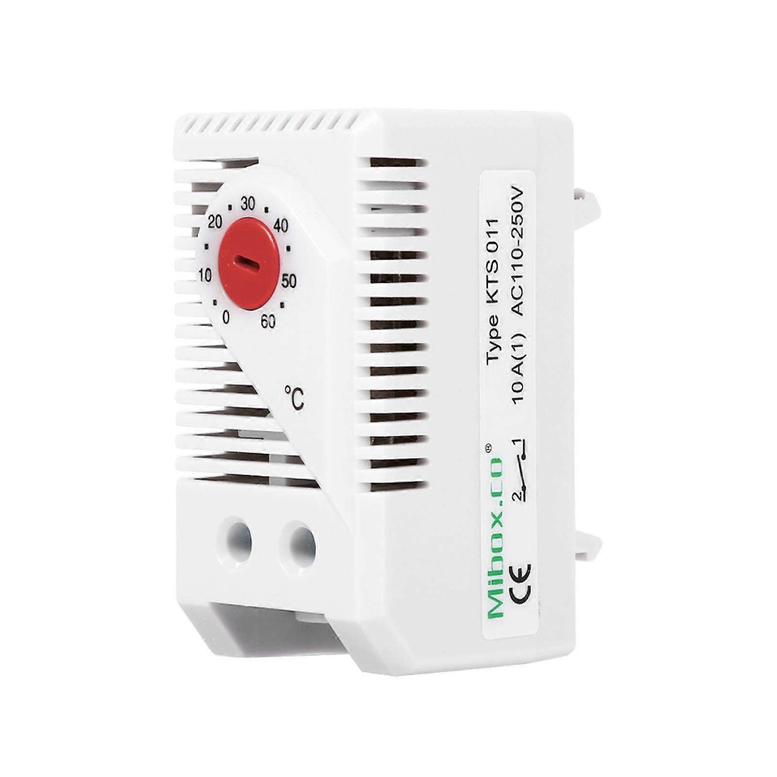 12V Adjustable Mechanical Thermostat Switch 060°C Temperature Controller for Cooling and Heating