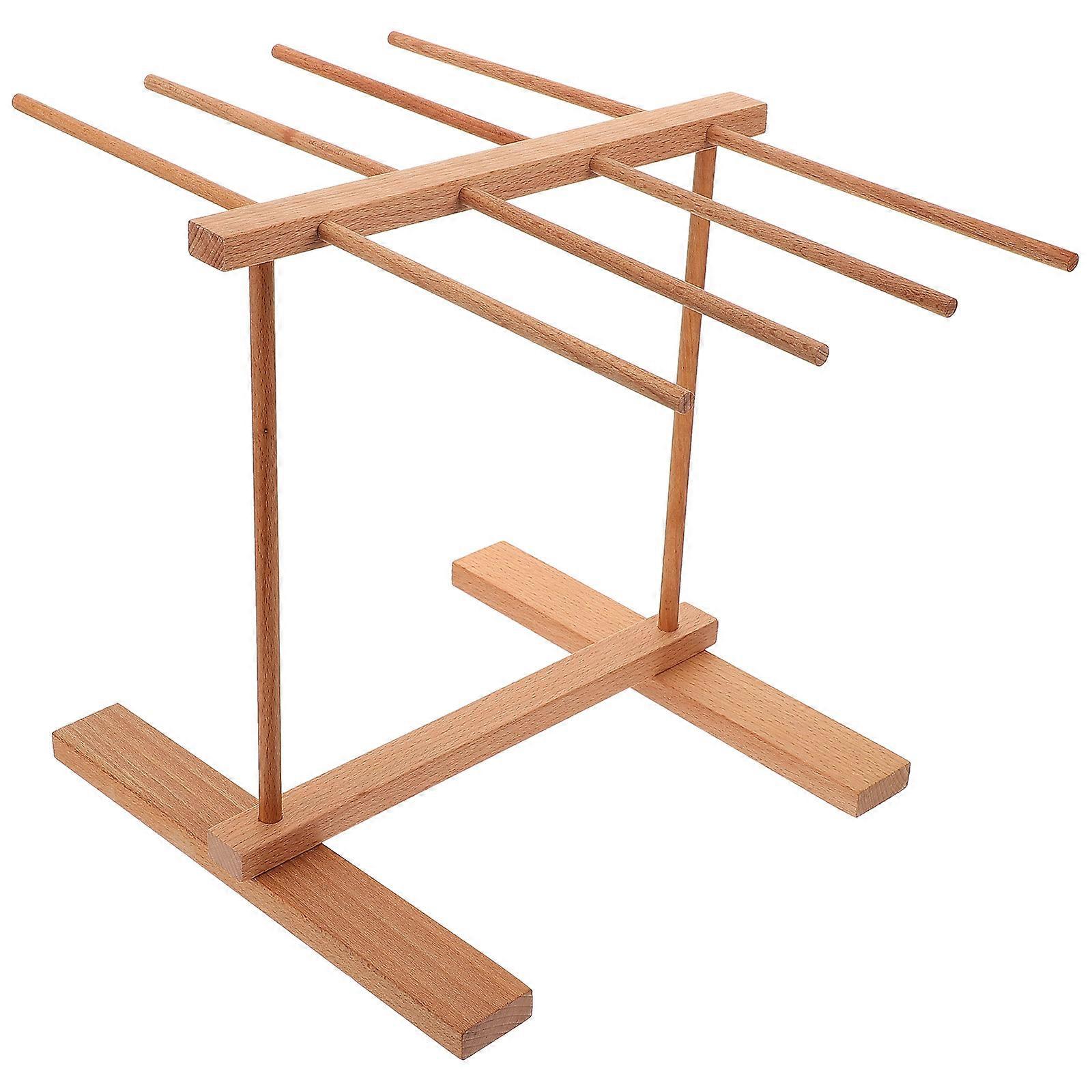 Wooden Plants Drying Rack Hanging Flower Rack for Kitchen 2Pcs