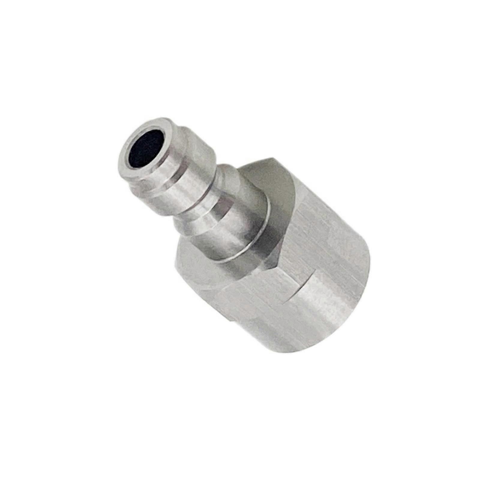 Quick Disconnect Adapter Stainless Steel 8mm Quick Disconnect Plug Adapter Thread Charging Fitting Quick Disconnect Multicolor