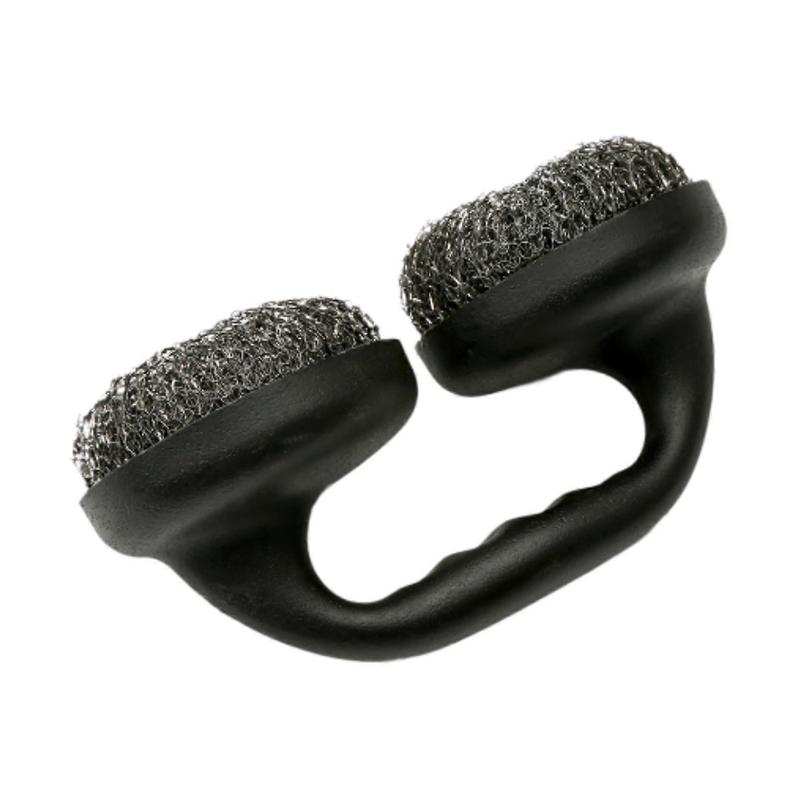 BBQ Grill Brush Heavy Duty ThreeSided Wire Cleaner with Ergonomic Handle for Deep Cleaning