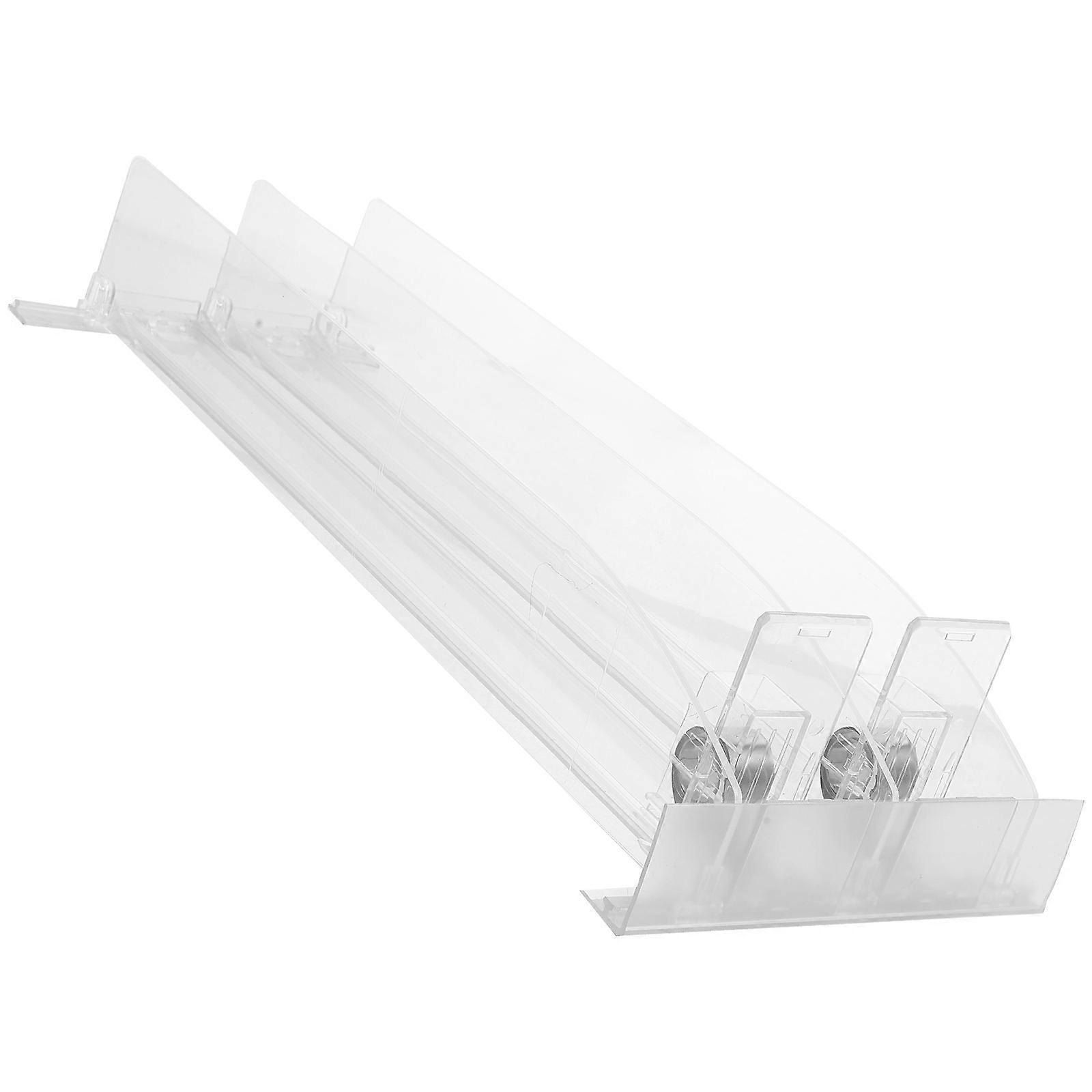 Plastic Drink Pusher Shelf Automatic Replenishment Pusher for 1Set Storage Use