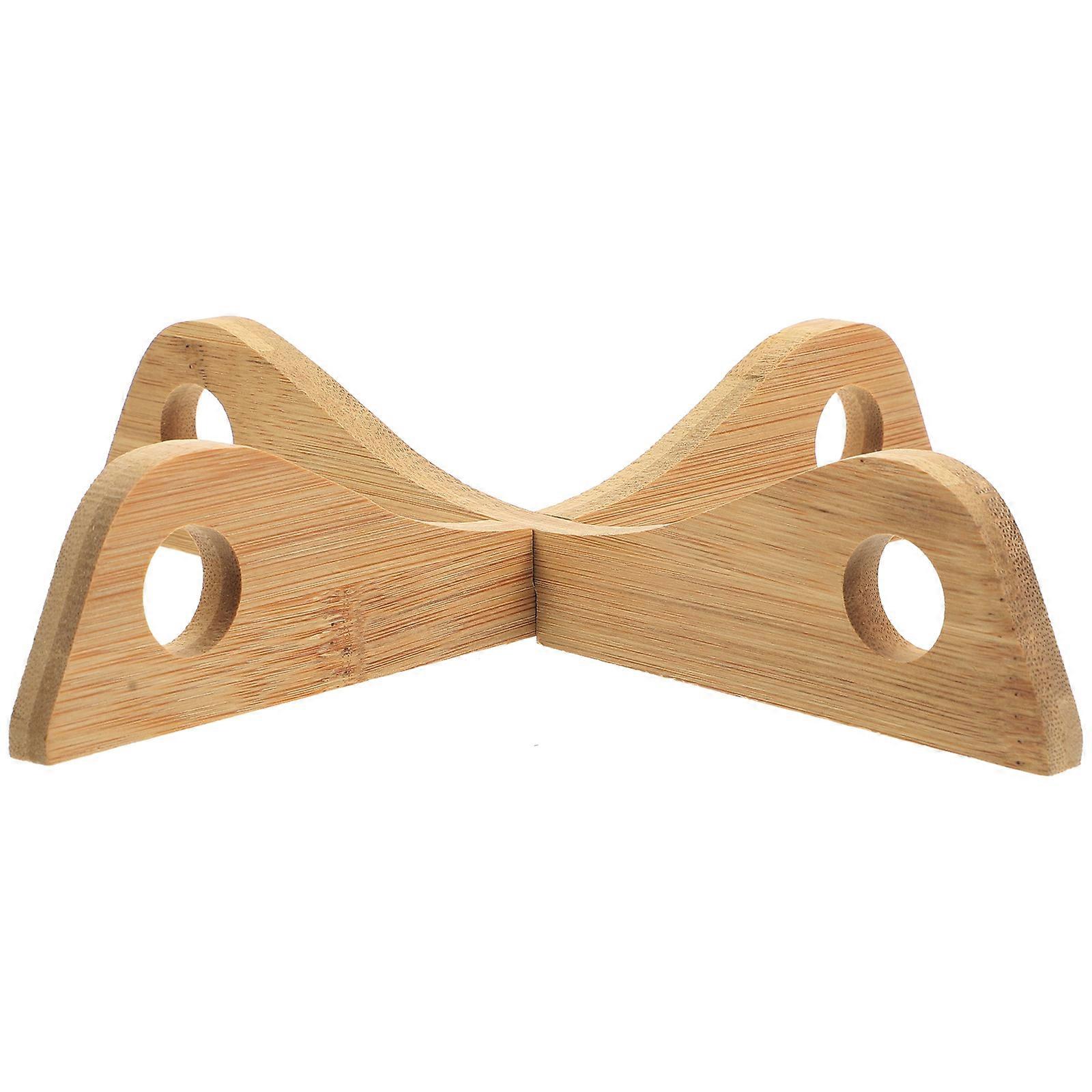 Beige Rack for Pot Supply 2Pcs Practical Household Wok Holder