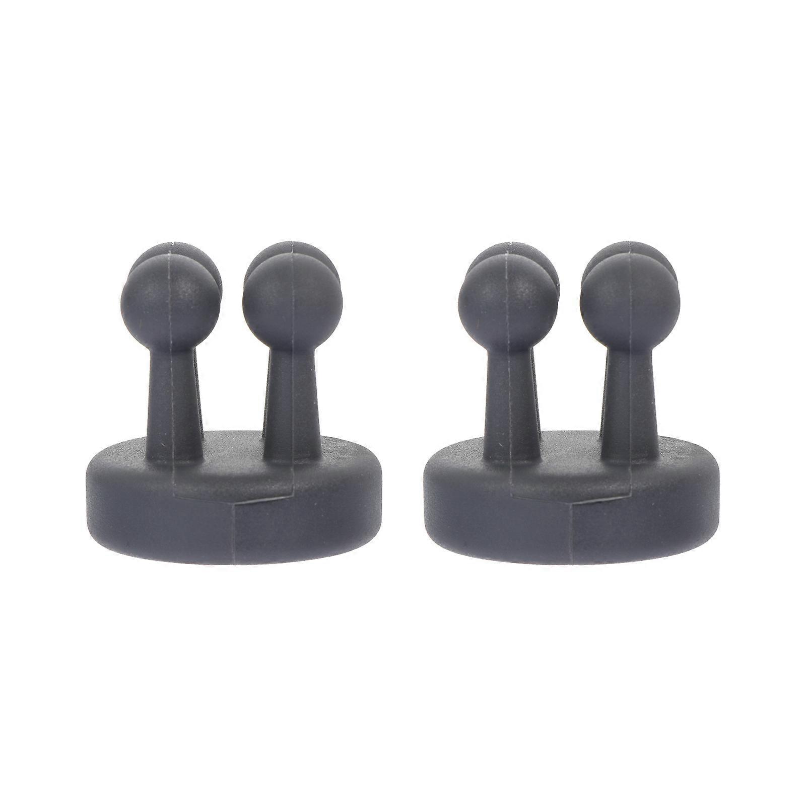 Black Silicone Wall Hook for Home Organization 2Pcs Multi-Functional Use