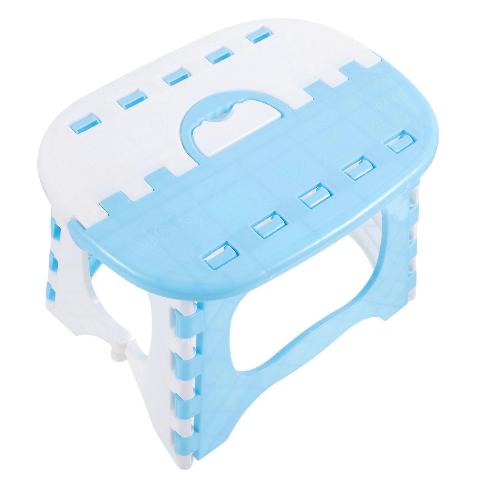 Folding Stool Plastic Folding Stool for Travel Use 1 Piece Portable Design