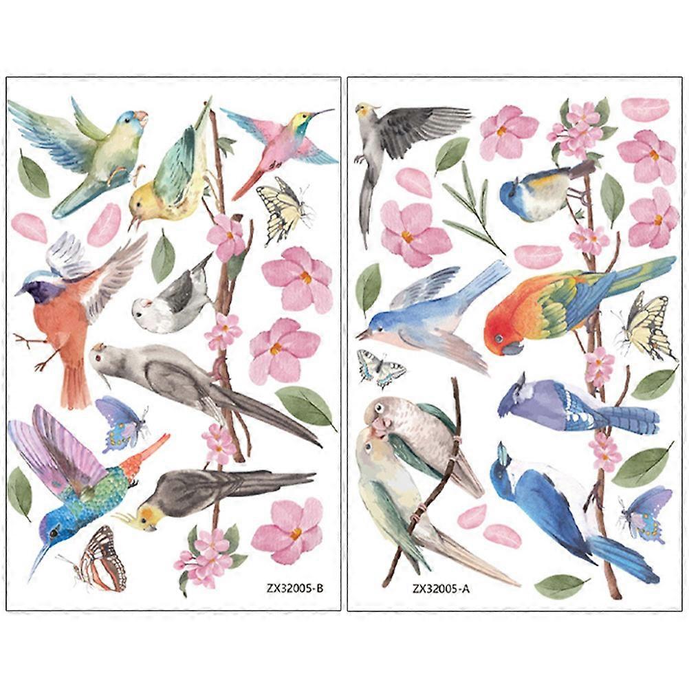 Anti-Collision Window Sticker 2 Sheets for Home Decor and Safety