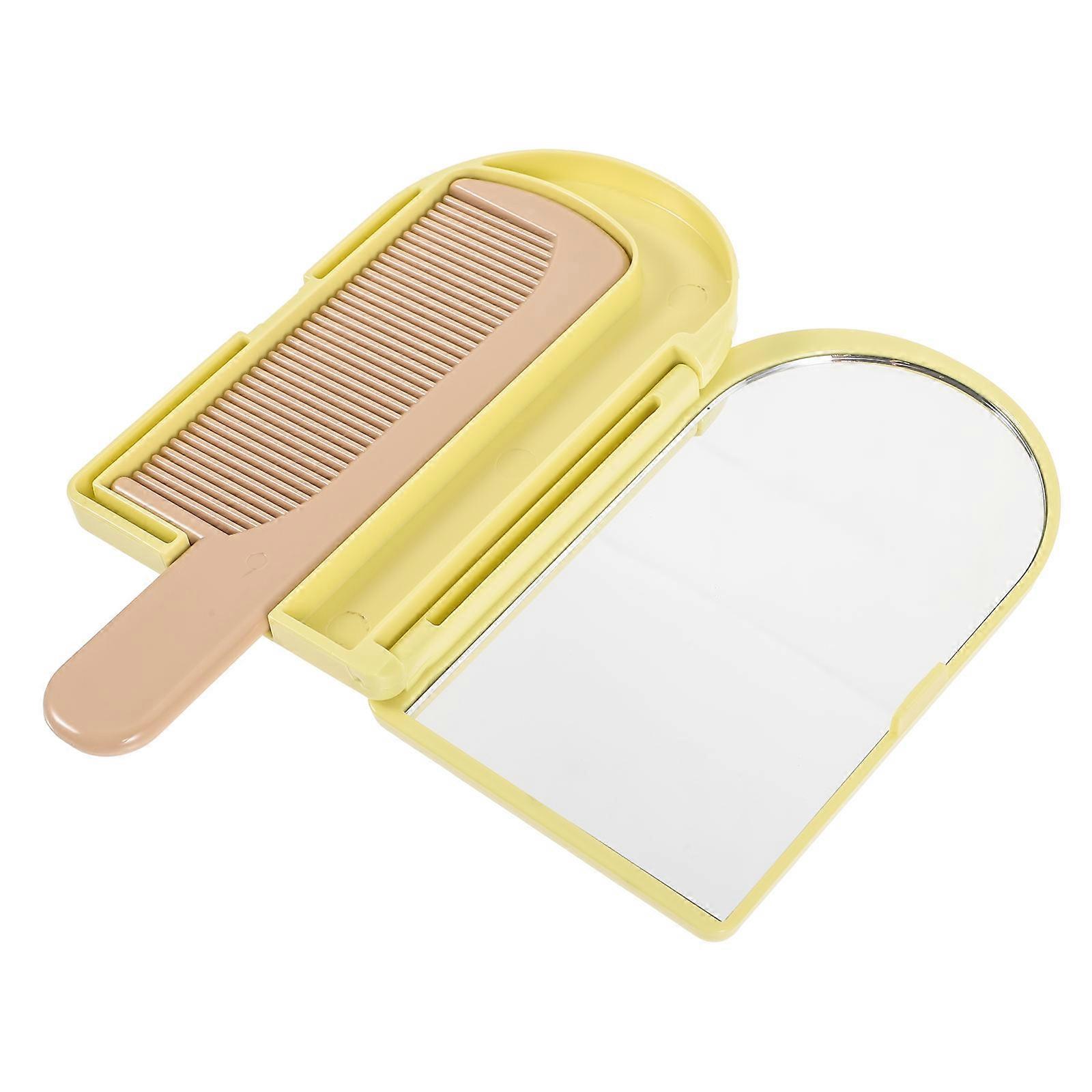 Multi Color Foldable Plastic Vanity Mirror for Home Use with Clear Reflection 3.5 inch