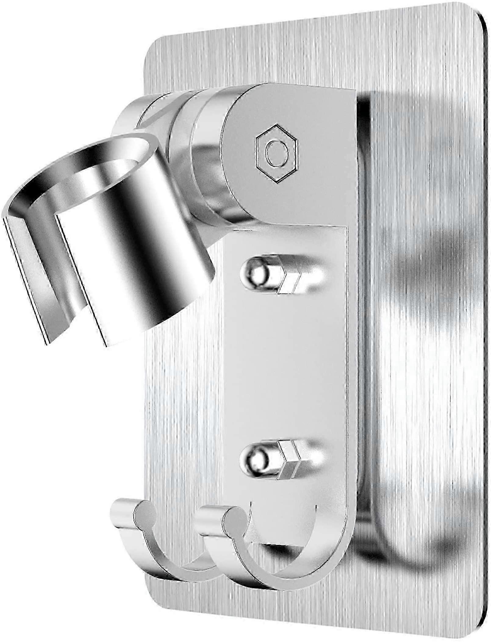 2025 Strong Adhesive Adjustable Shower Head Holder Bathroom Wall Mount Bracket