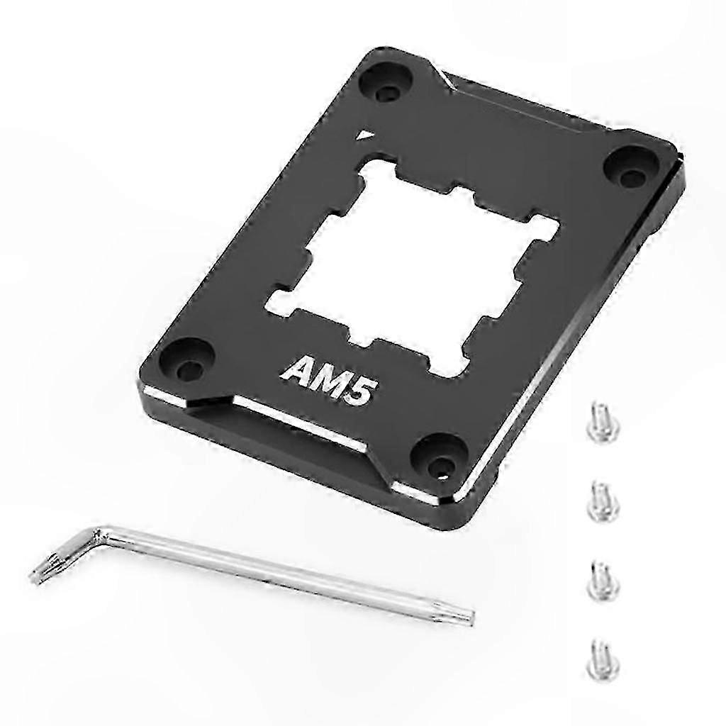 AM5 CPU Secure Mounting Frame - Black/Red Computer Processor Alignment Tool