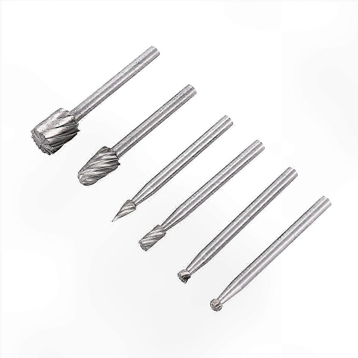 6-Piece HSS Multi-Tool Burr Set for Routing and Milling Applications