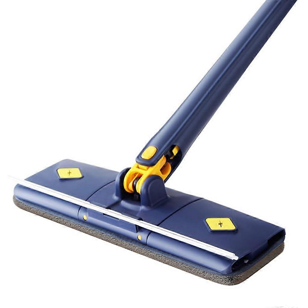 Flat Mop for Wet and Dry Cleaning, Hands Microfiber Floor Mop with Hanging Storage 37cm