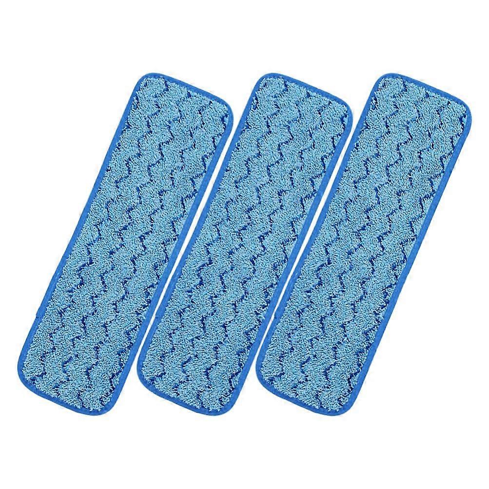 Microfiber Mop Replacement Pads 3pcs Reusable Washable Mop Heads for Hard Floors Durable Fiber Material