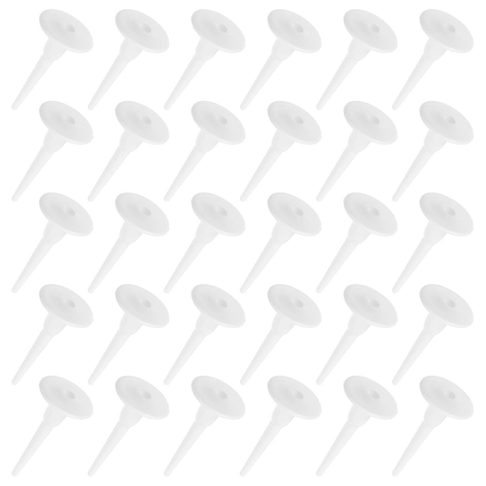 Cake Insert Decor Cake Insert Stick for 100Pcs White Plastic Pieces