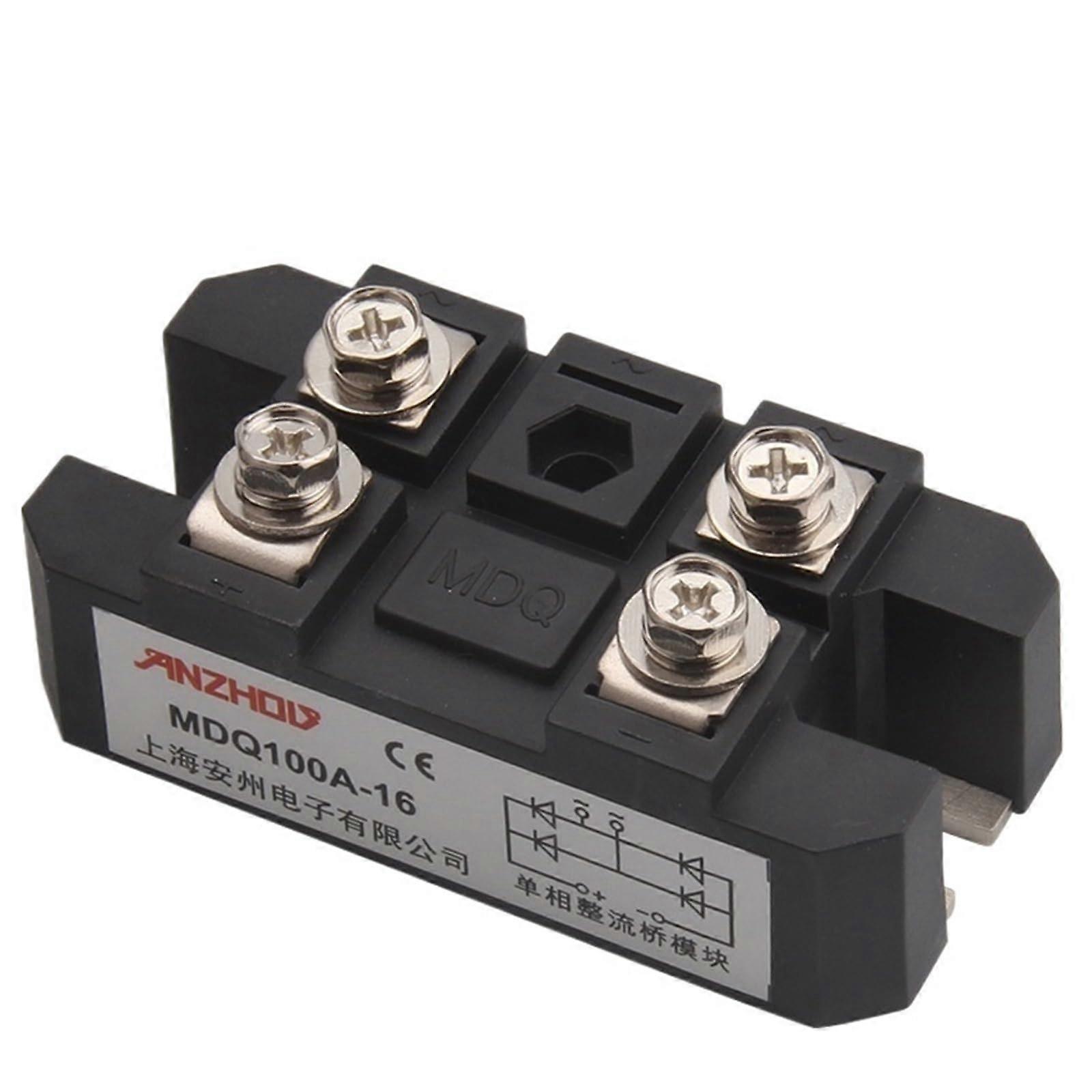MDQ100A 1600V Single Phase Bridge Rectifier Module  Voltage Protection 100A Diode