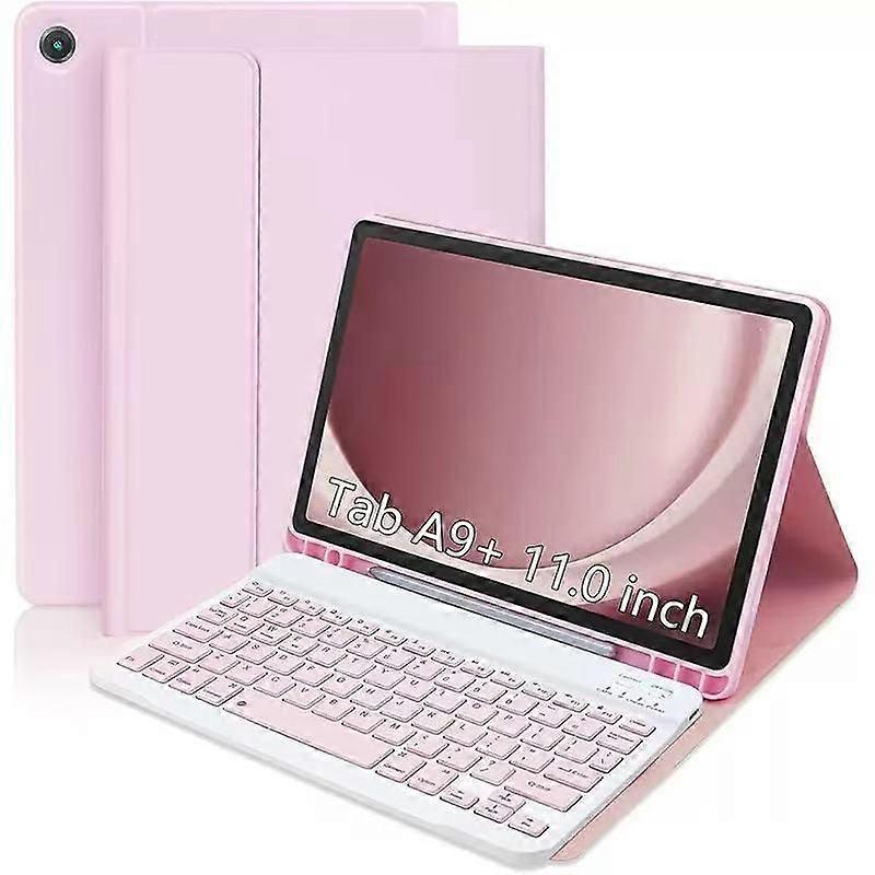 For Samsung Galaxy Tab A9+ Bluetooth Keyboard Protective Case