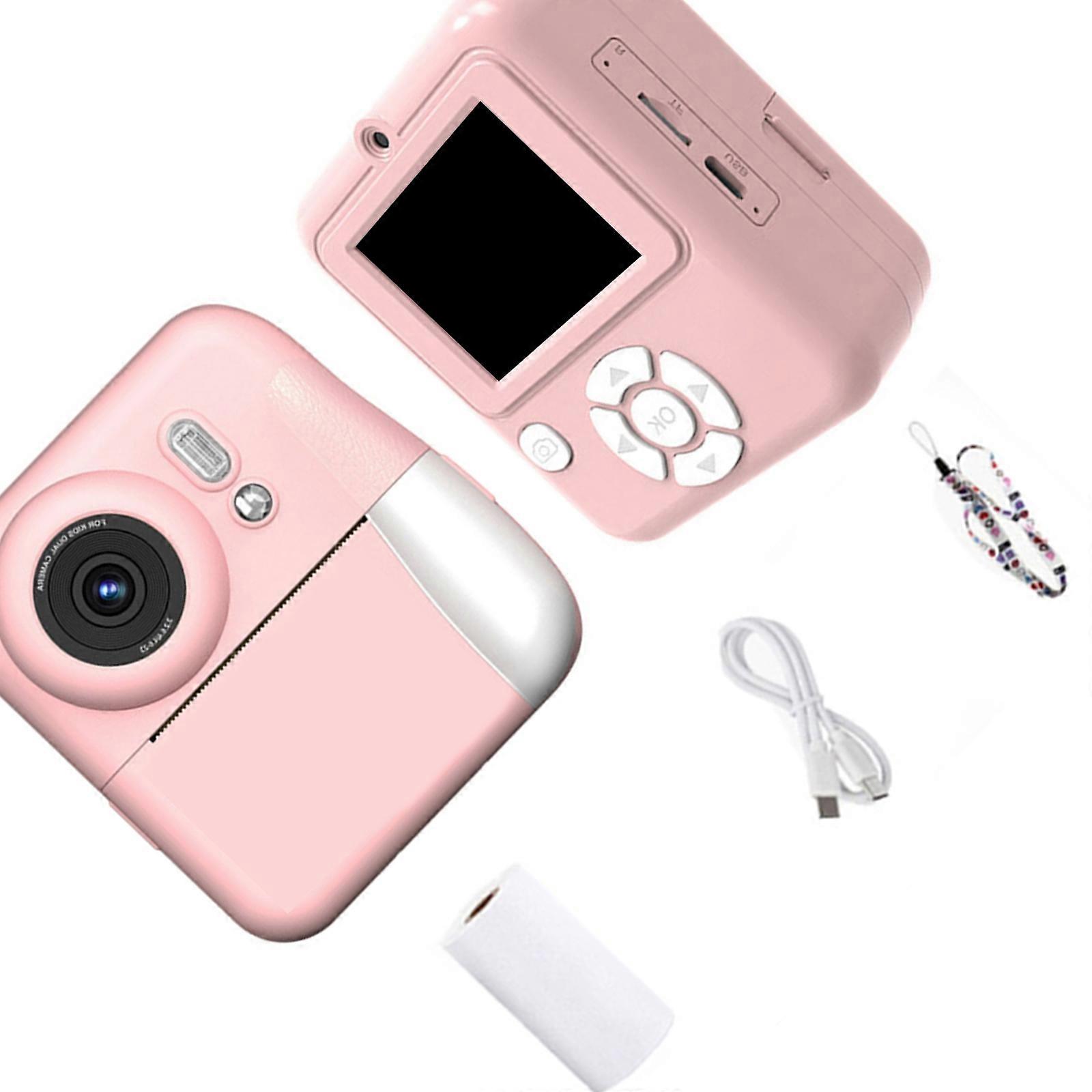Creative Childrens Camera Set Bundled  Memory  and   Print Fun PC Design  Pink
