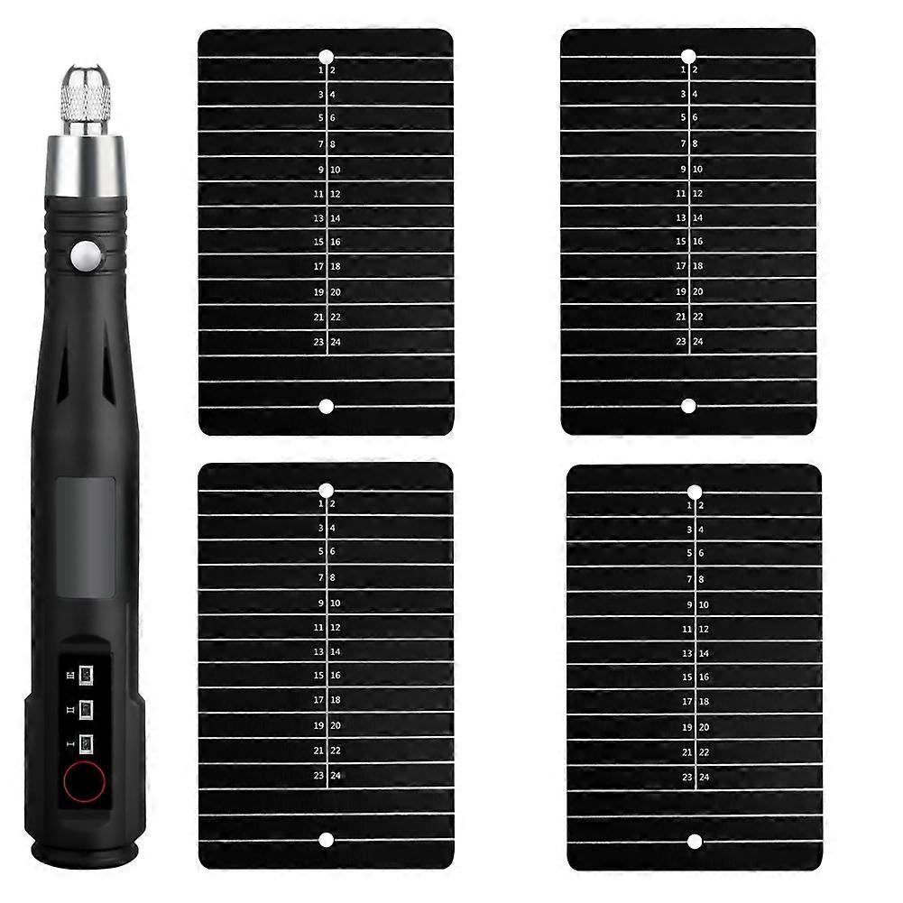 Electric Four Plate Engraving Set - Fire, Corrosion, and Rust All Software and Hardware Wallets
