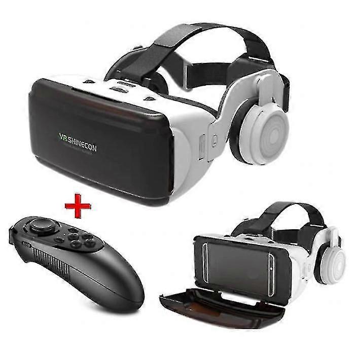 Vr Shinecon Vr Virtual Reality 3d Glasses 90 With Bluetooth Remote Control For Smartphones